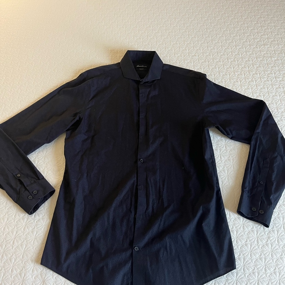 Kenneth Cole New York Midnight Blue Dress Shirt